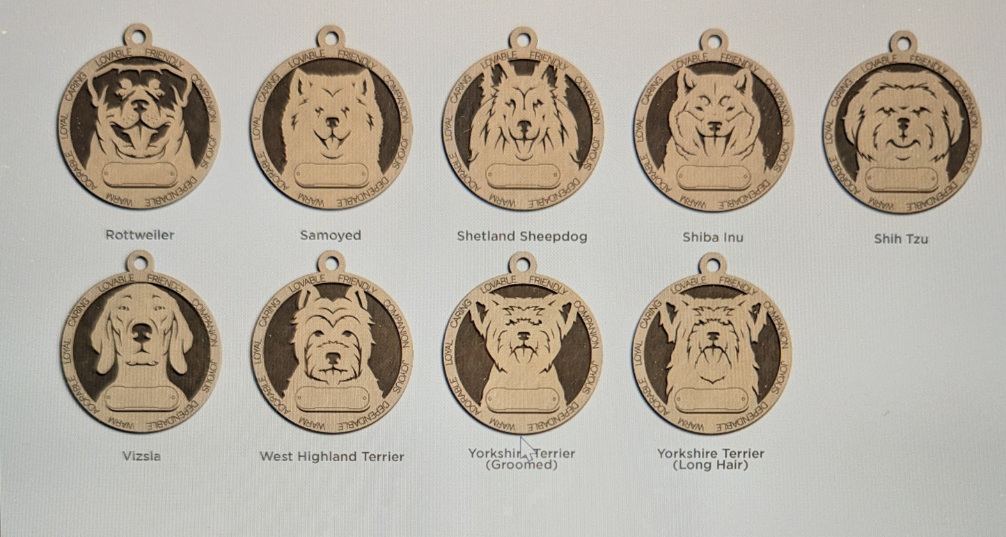 Adorable Dog Ornaments
