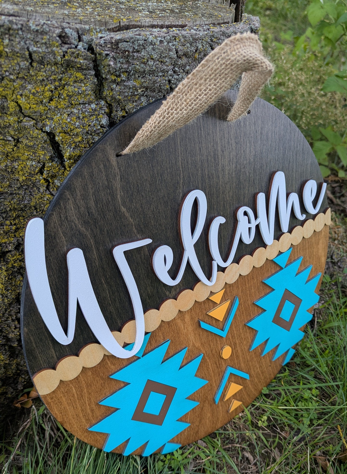 Aztec Welcome Sign