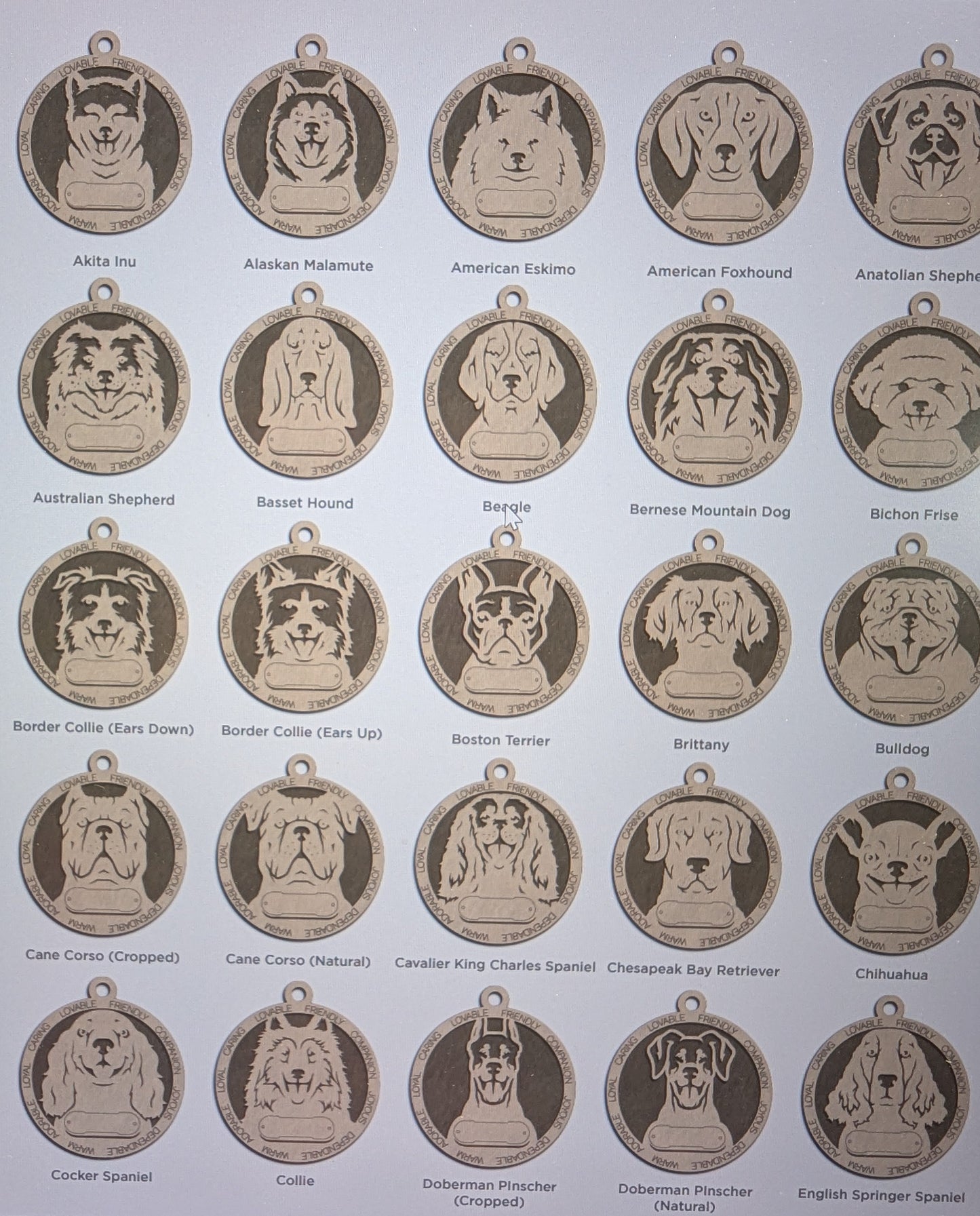 Adorable Dog Ornaments