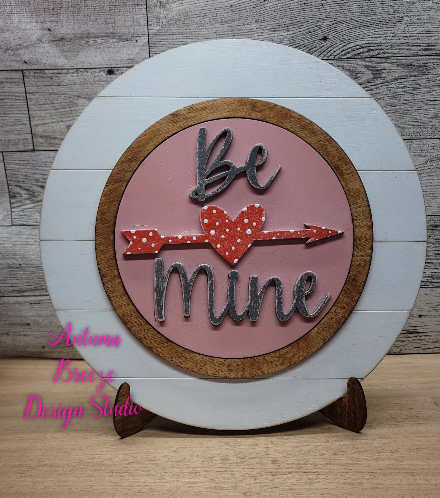 Be Mine disk For Shiplap plaque