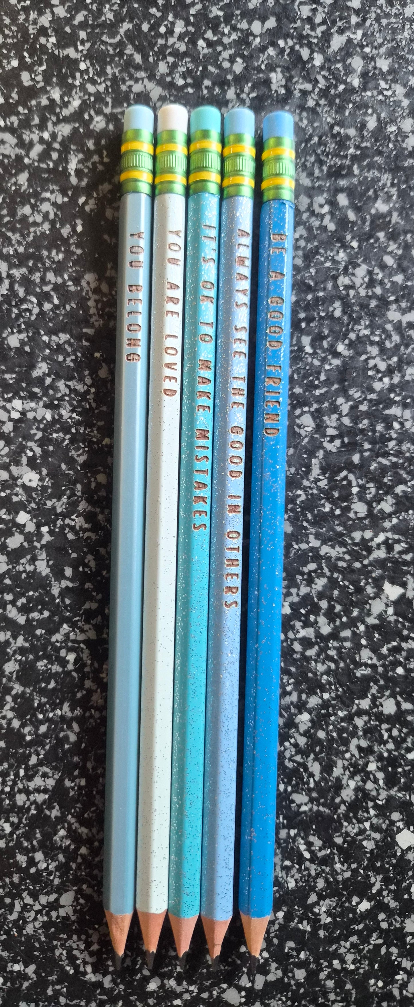 Personalized, Affirmations and Teacher Saying Pencils Back to School