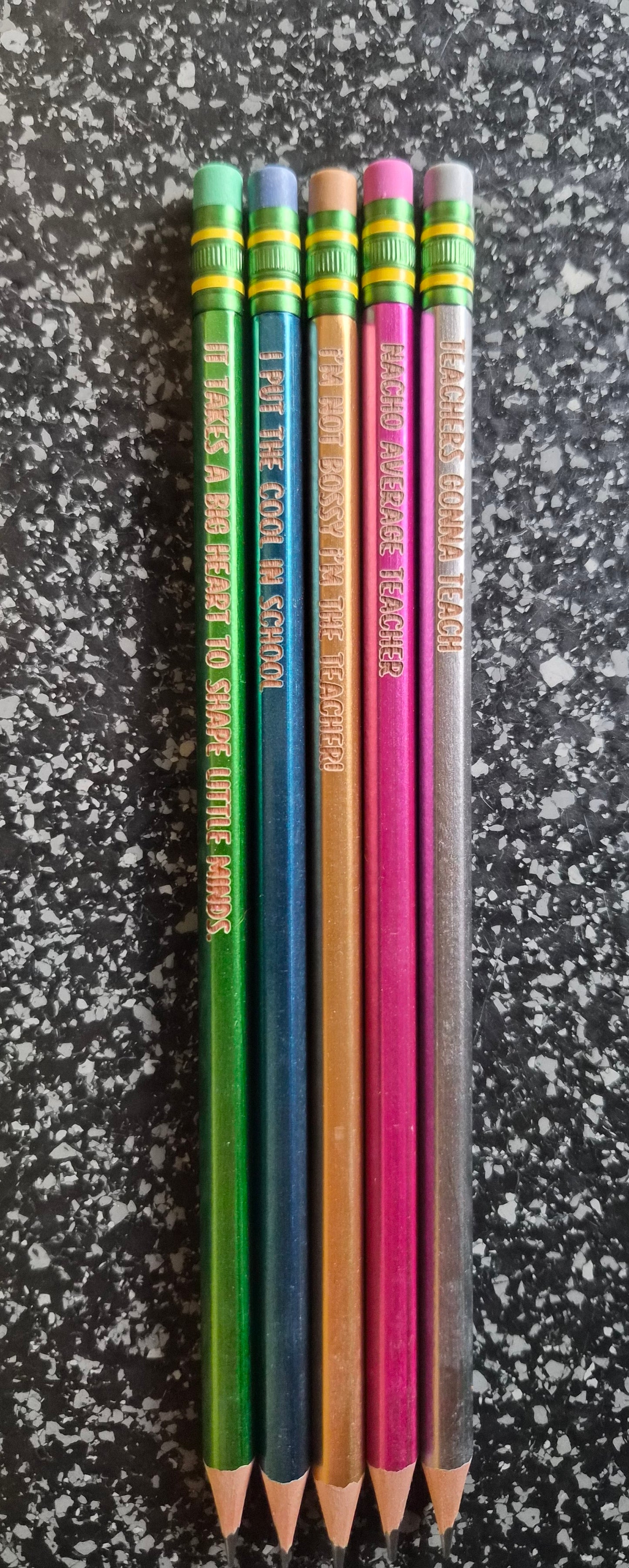 Personalized, Affirmations and Teacher Saying Pencils Back to School