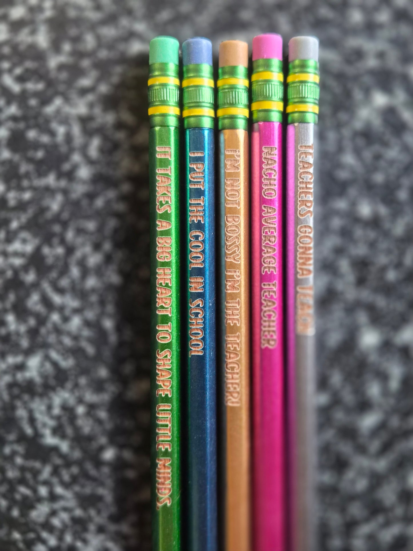 Personalized, Affirmations and Teacher Saying Pencils Back to School