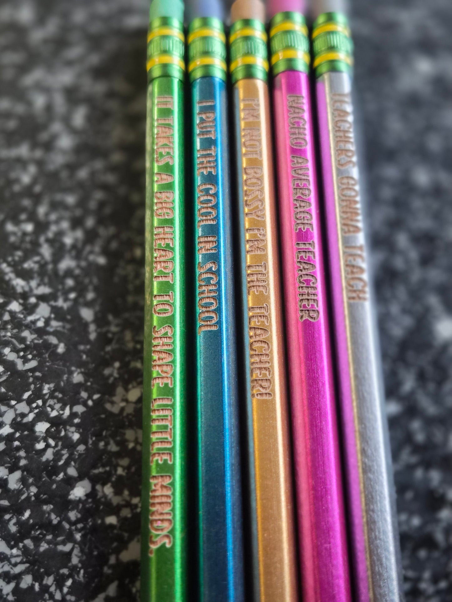 Personalized, Affirmations and Teacher Saying Pencils Back to School