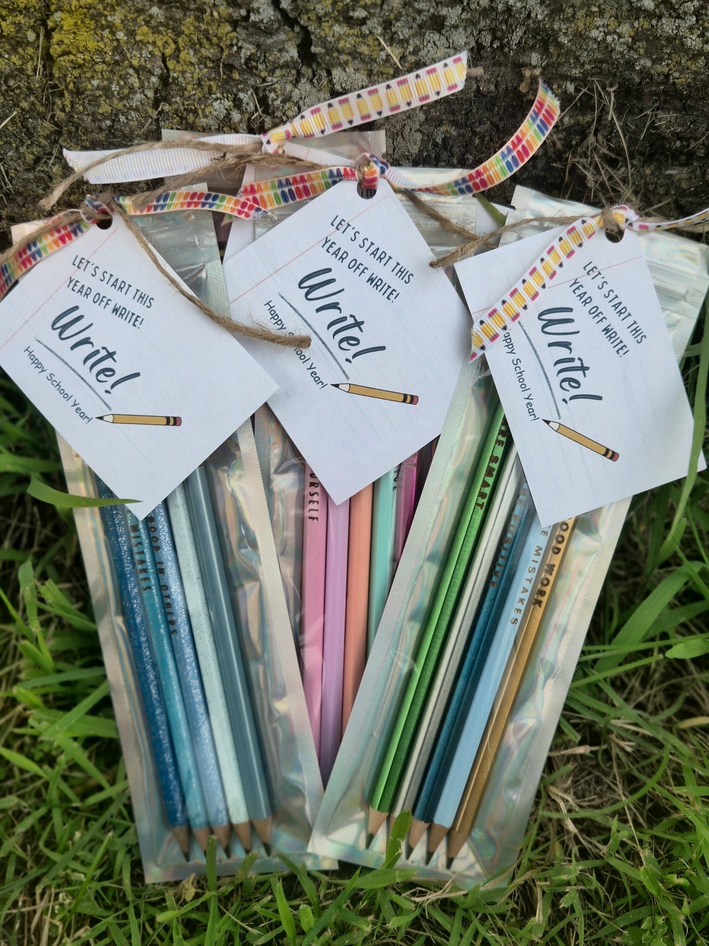 Personalized, Affirmations and Teacher Saying Pencils Back to School