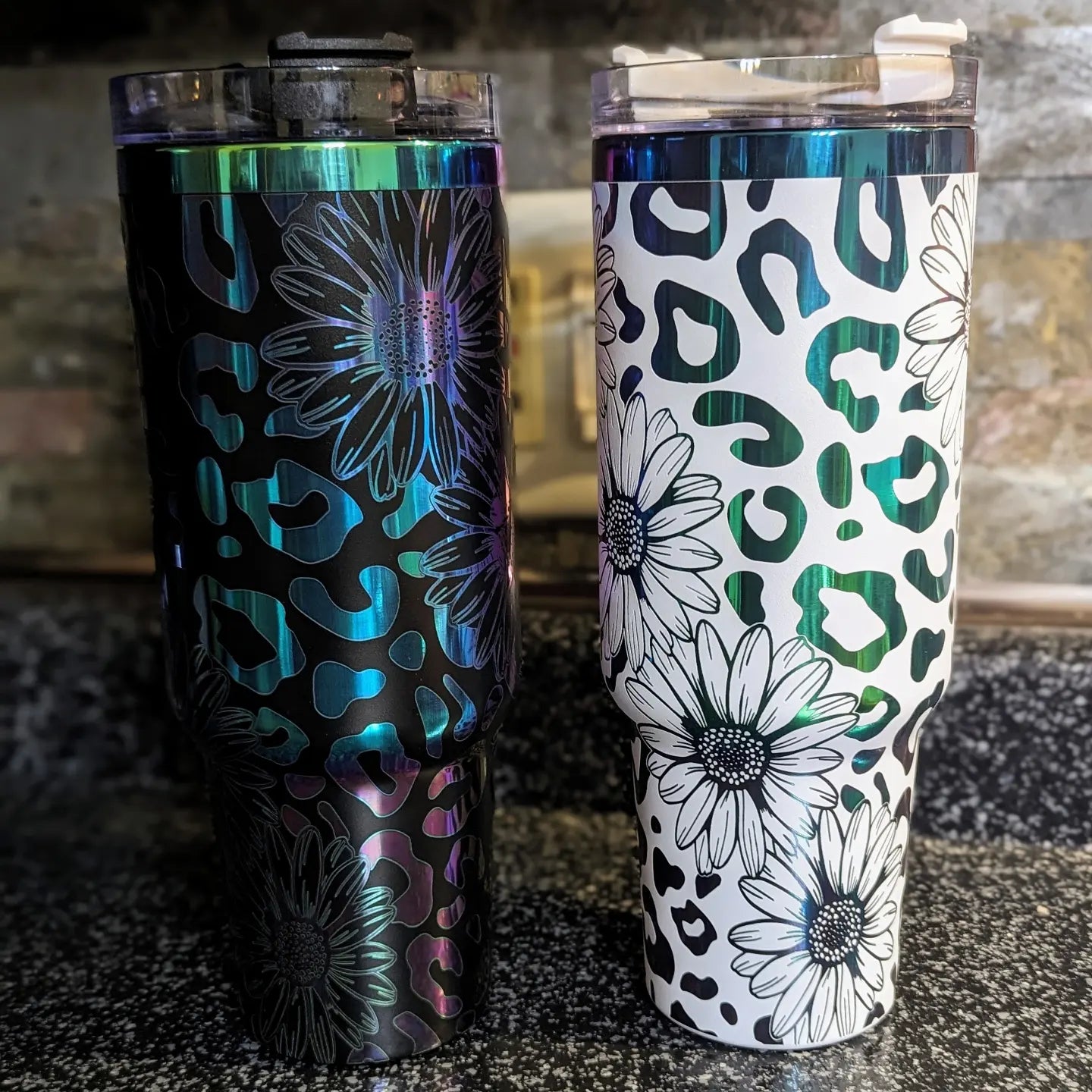 Daisy/Leopard 40oz Tumbler