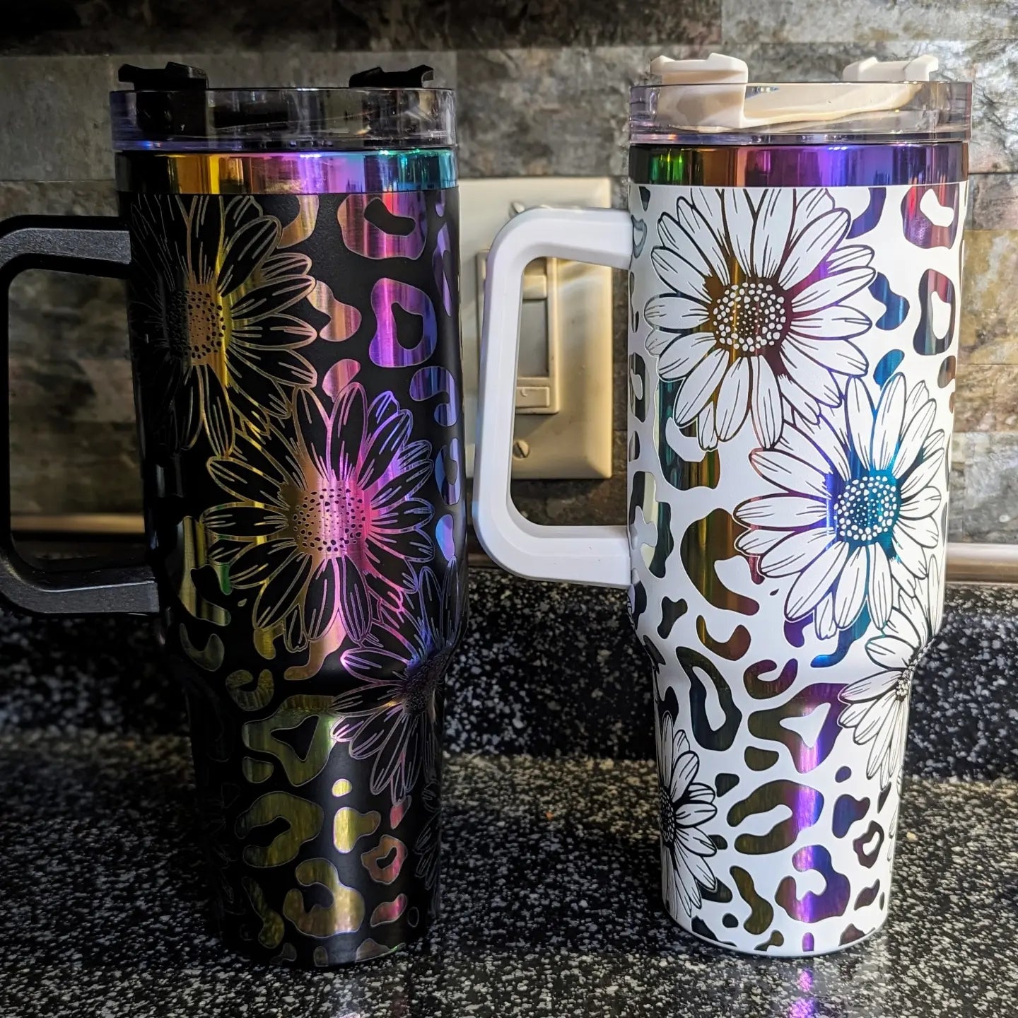 Daisy/Leopard 40oz Tumbler