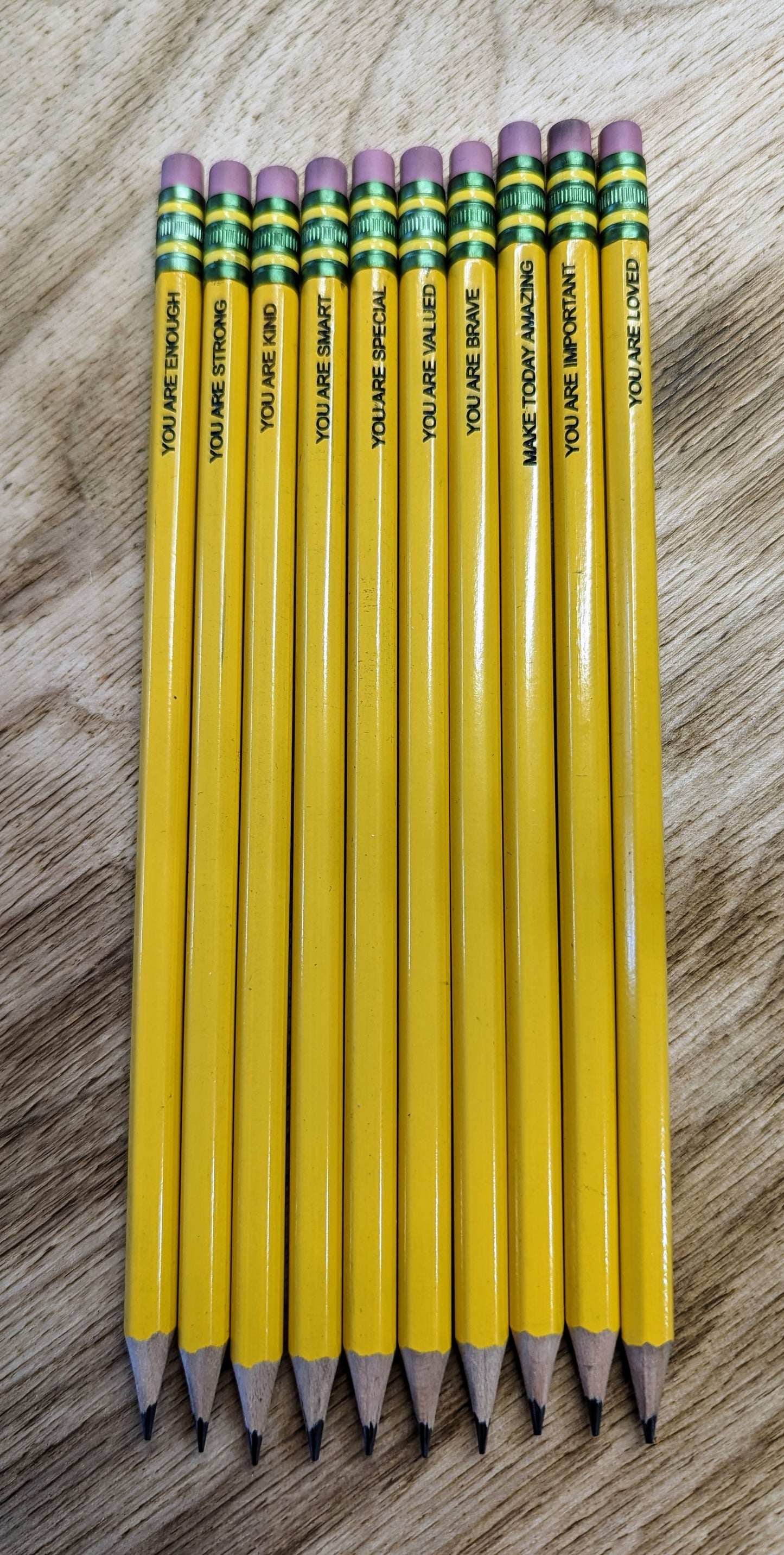 Personalized pencils