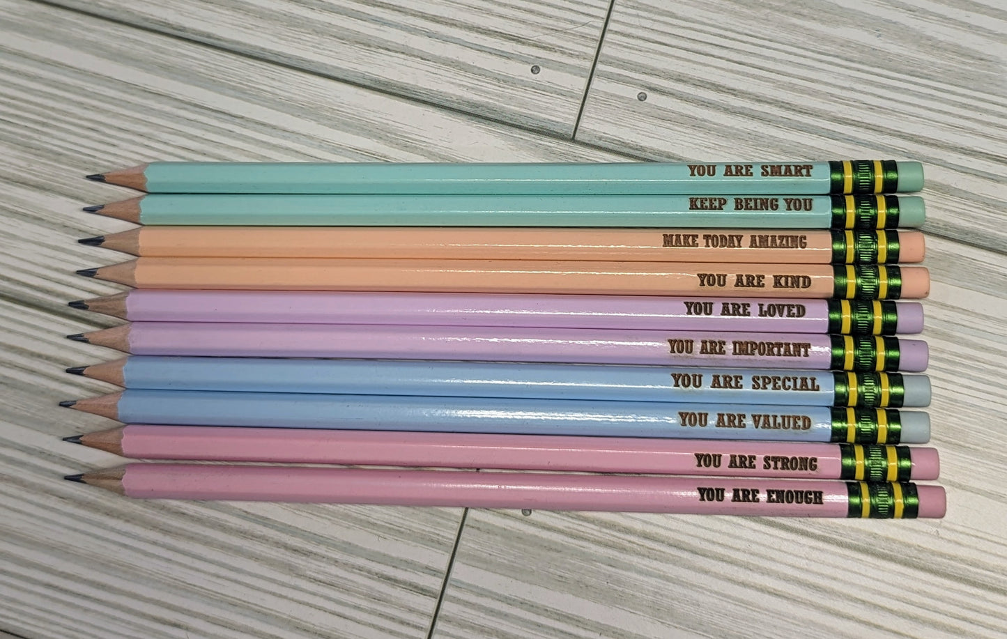 Personalized pencils