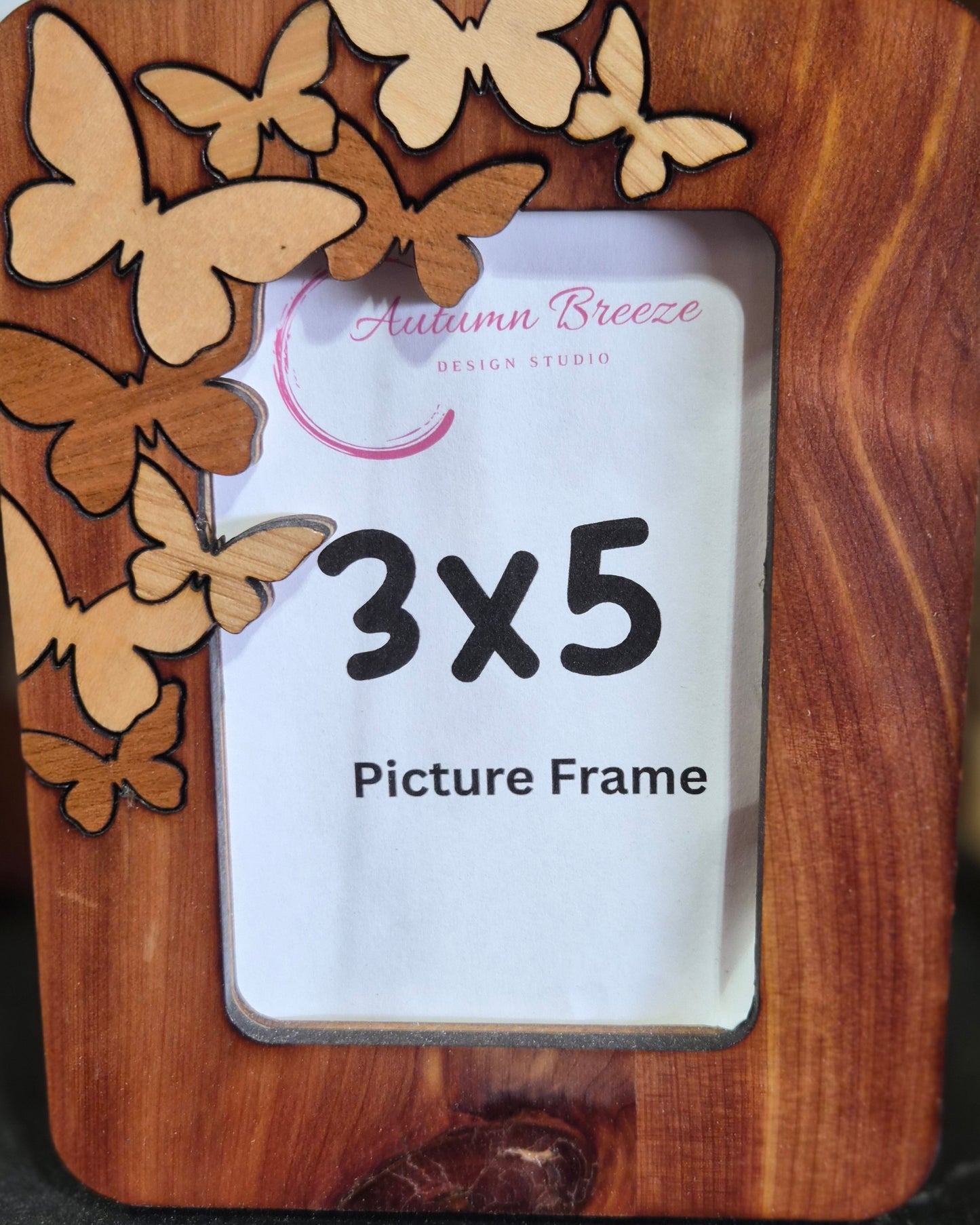 Butterfly picture frame