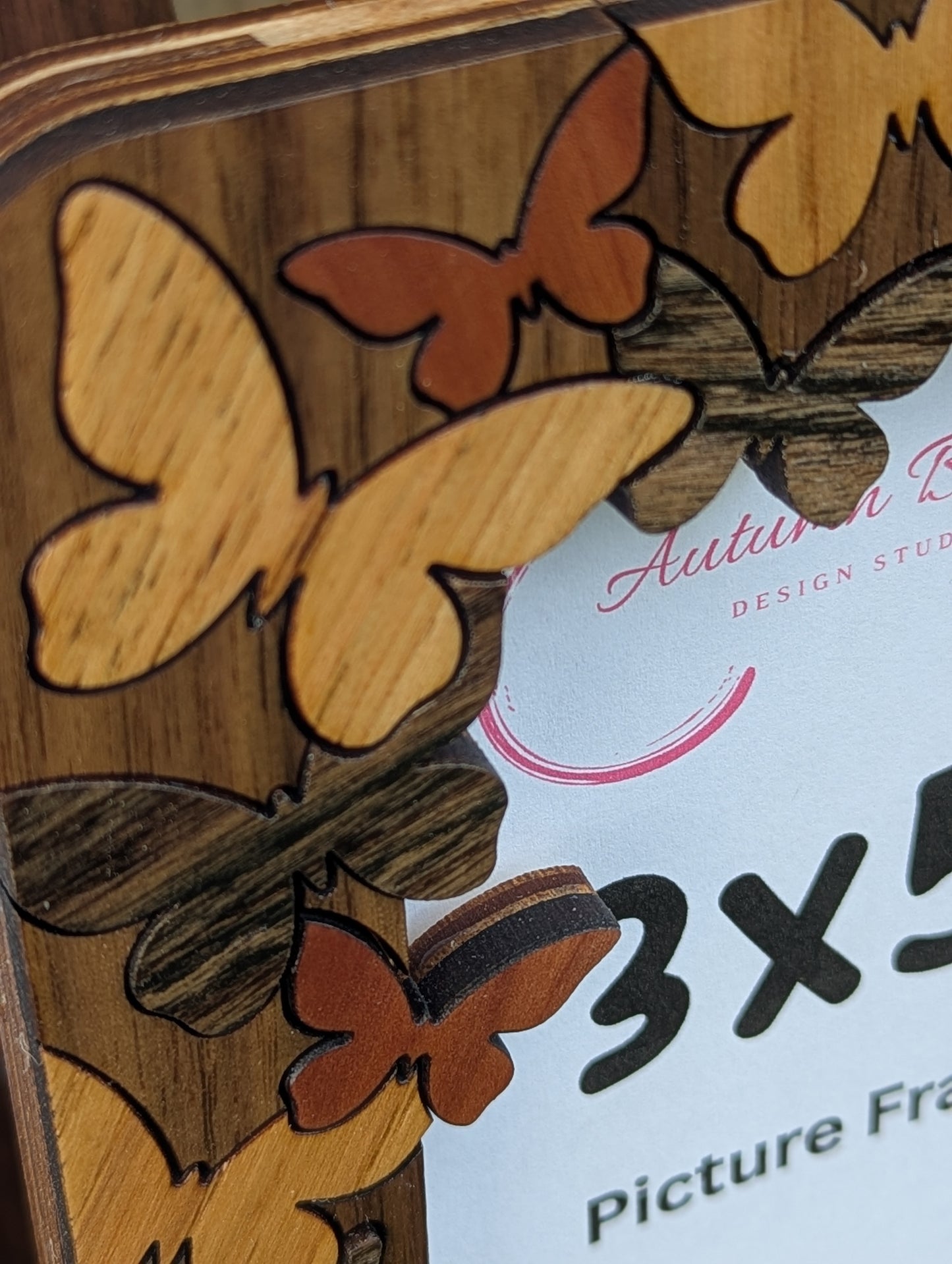 Butterfly picture frame