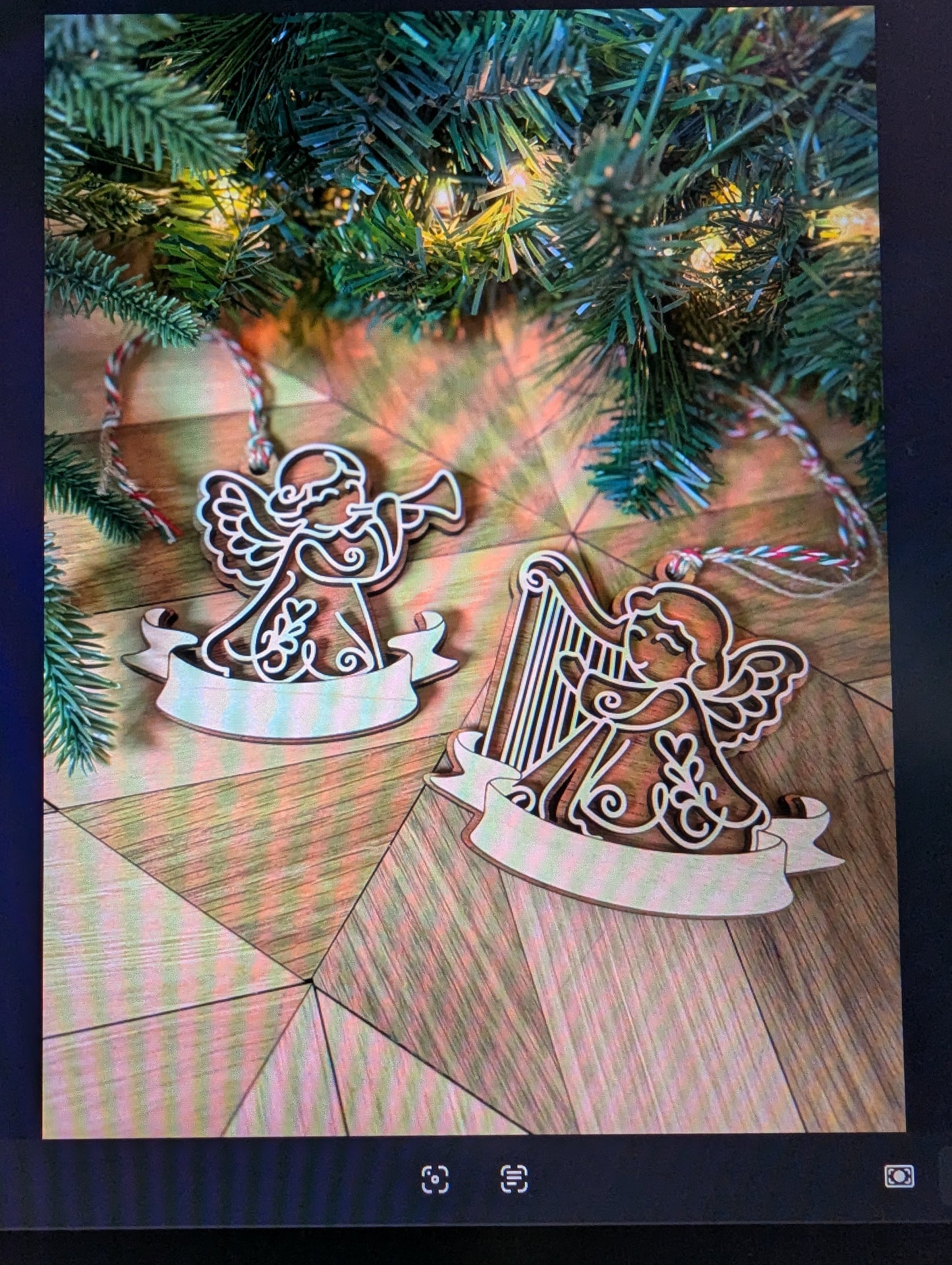 Personalized Gingerbread Cookie Ornaments | Christmas Tree Decor | Custom Name Ornament