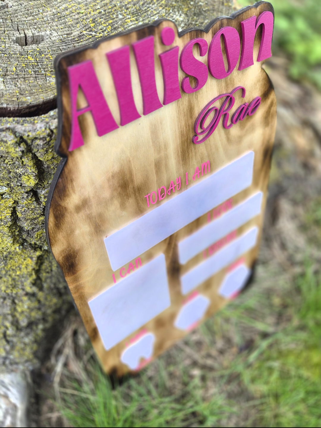 Baby Milestone board