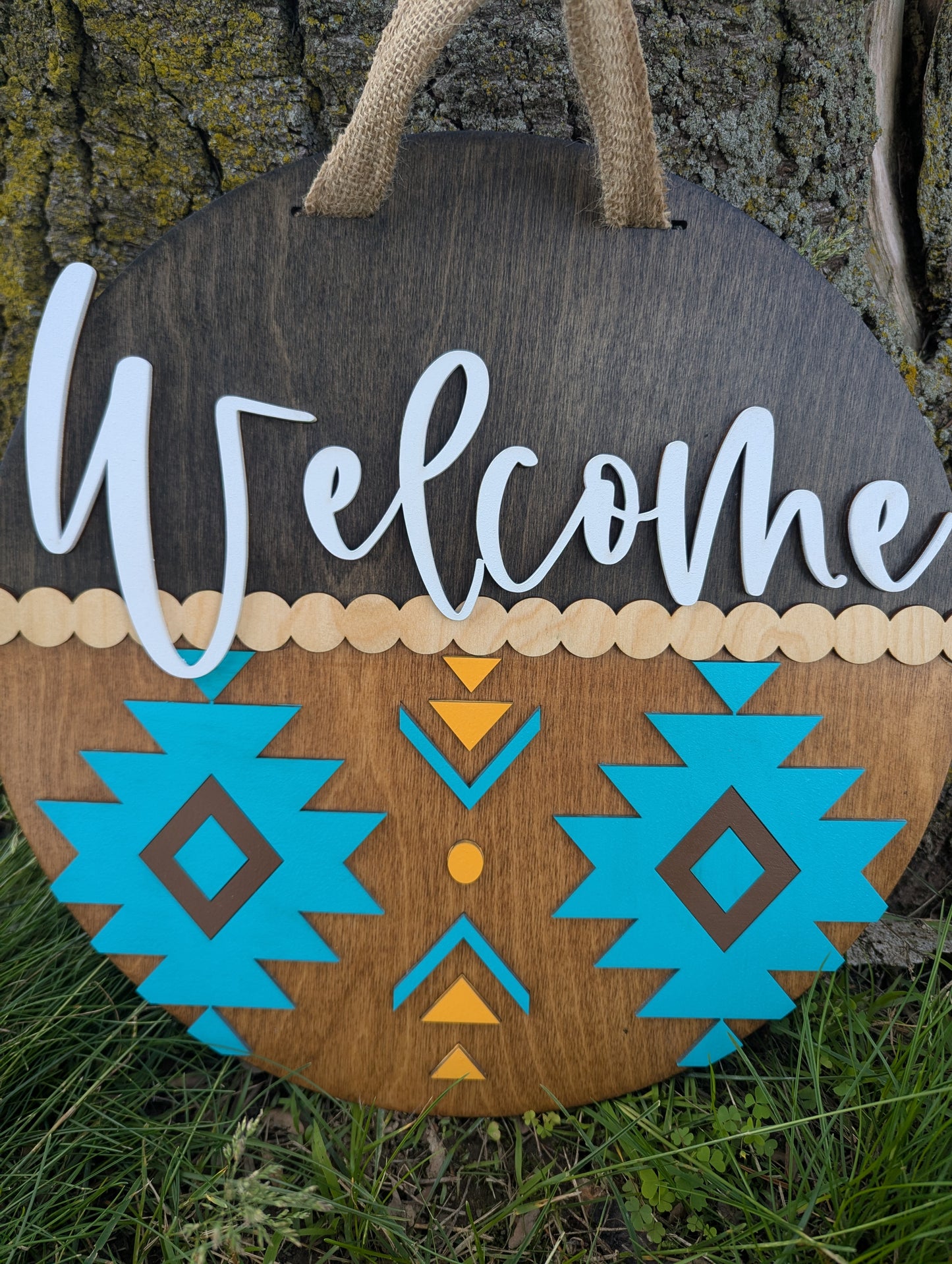 Aztec Welcome Sign
