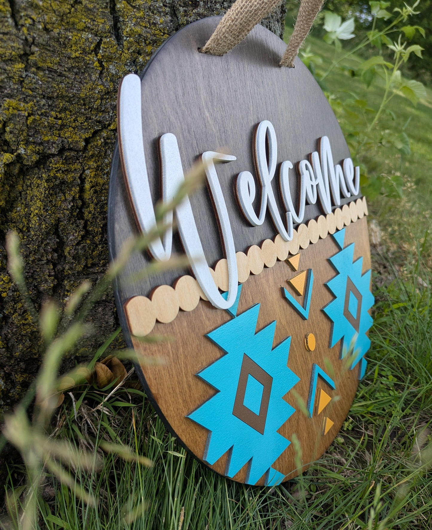 Aztec Welcome Sign