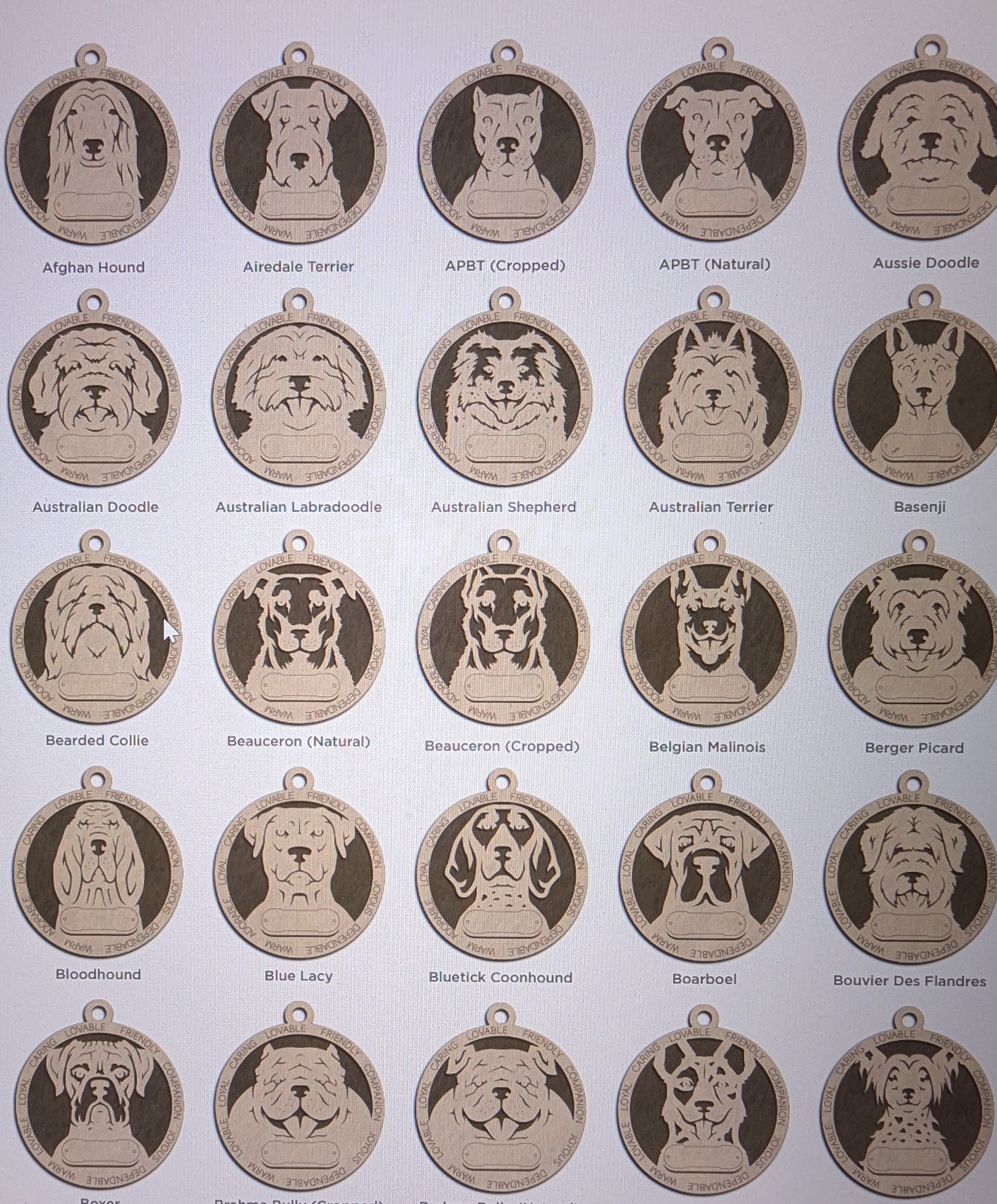 Adorable Dog Ornaments