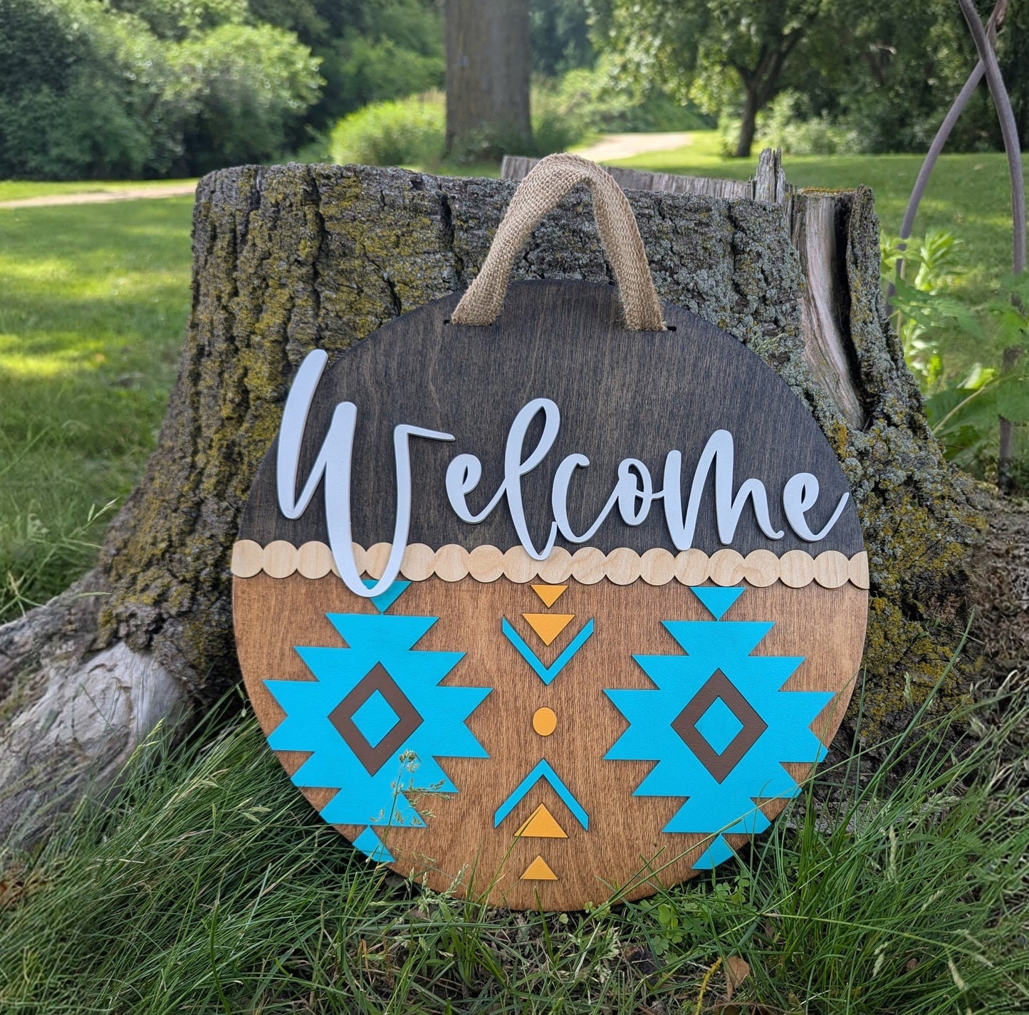 Aztec Welcome Sign