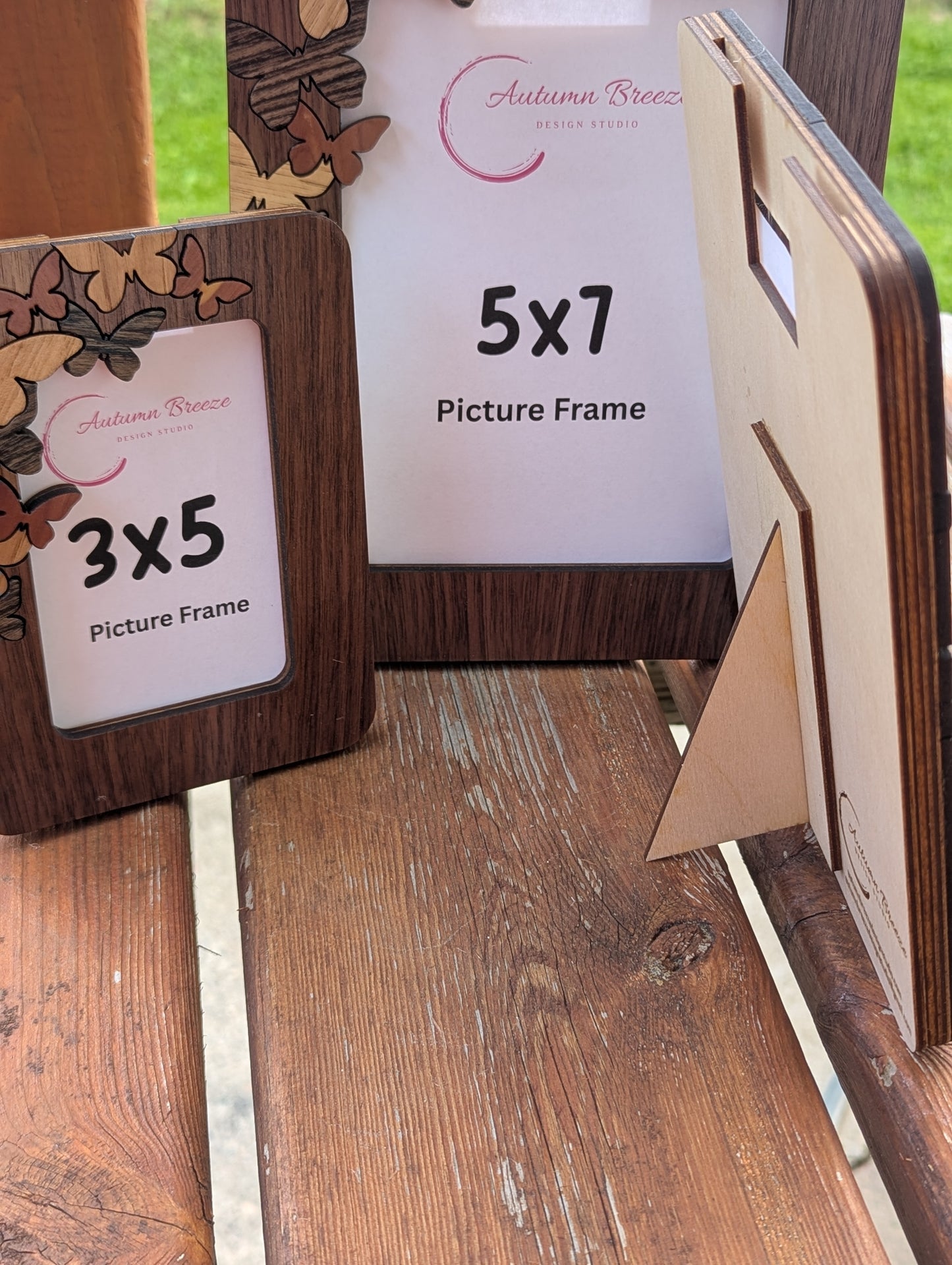 Butterfly picture frame