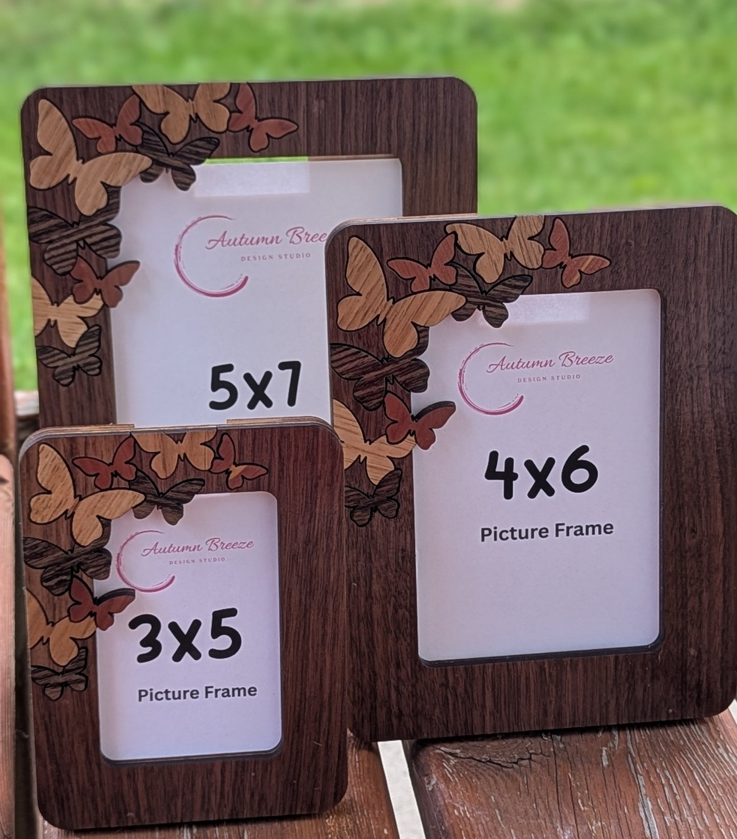 Butterfly picture frame